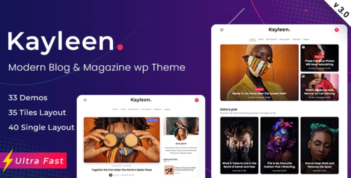 Kayleen | Blog & Magazine WordPress Theme By RivaxStudio