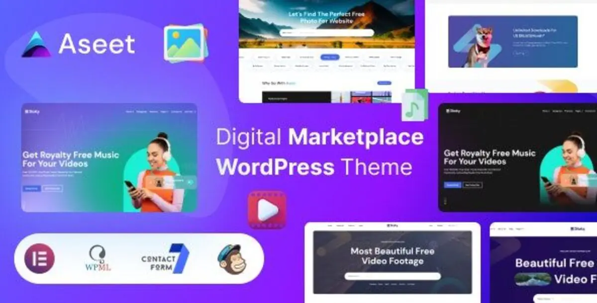 Aseet 1.0 – Digital Marketplace WordPress Themes 1