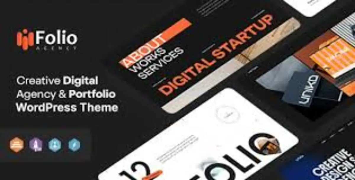 Uifolio  – Elementor Creative Portfolio & Digital Agency WordPress Themes