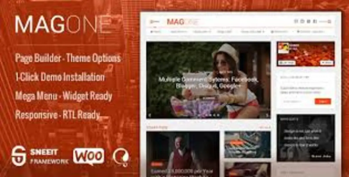 MagOne  -­ News Magazine WordPress Themes