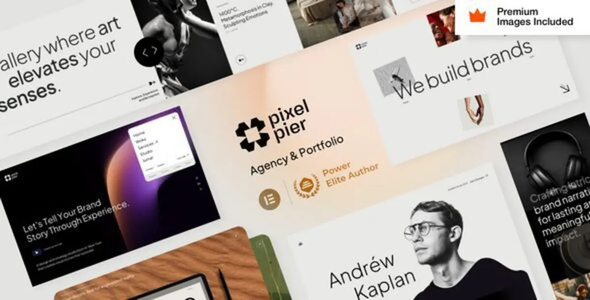 Pixelpiernyc 24 – Portfolio Creative Agency Freelancer WordPress Themes