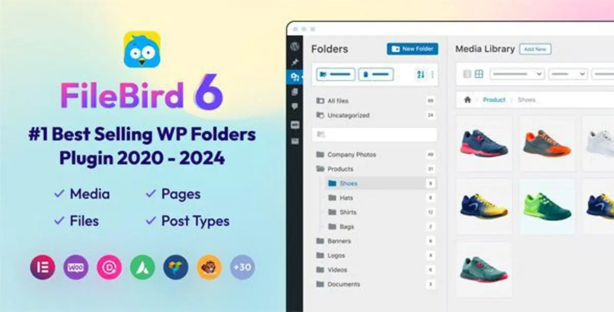 FileBird   – WordPress Media Library Folders plugins
