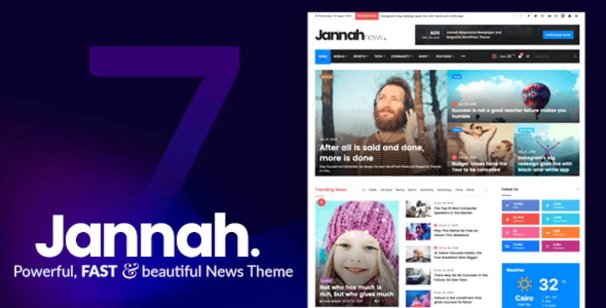 Jannah - Best Newspaper Magazine News BuddyPress AMP