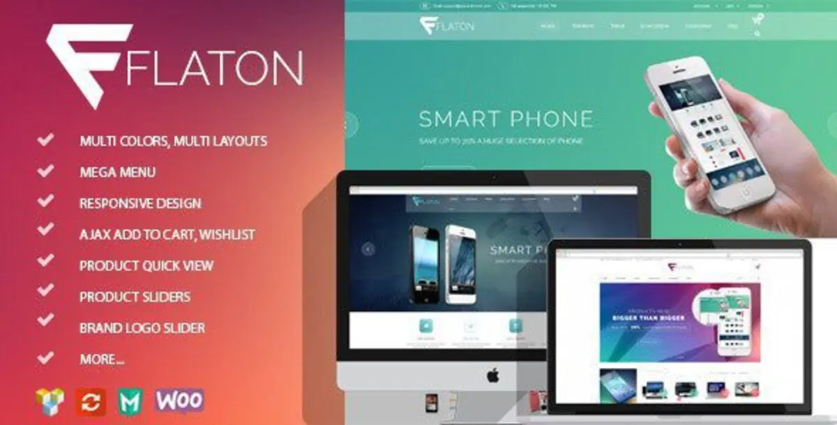Flaton  – WooCommerce Responsive Digital Themes 1